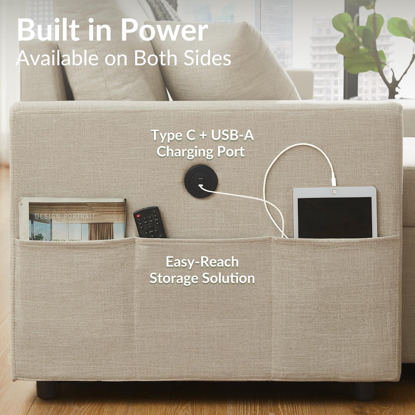 pre-order U-Shape Pull Out Sofa Bed EST ARRIVAL END OF SEP