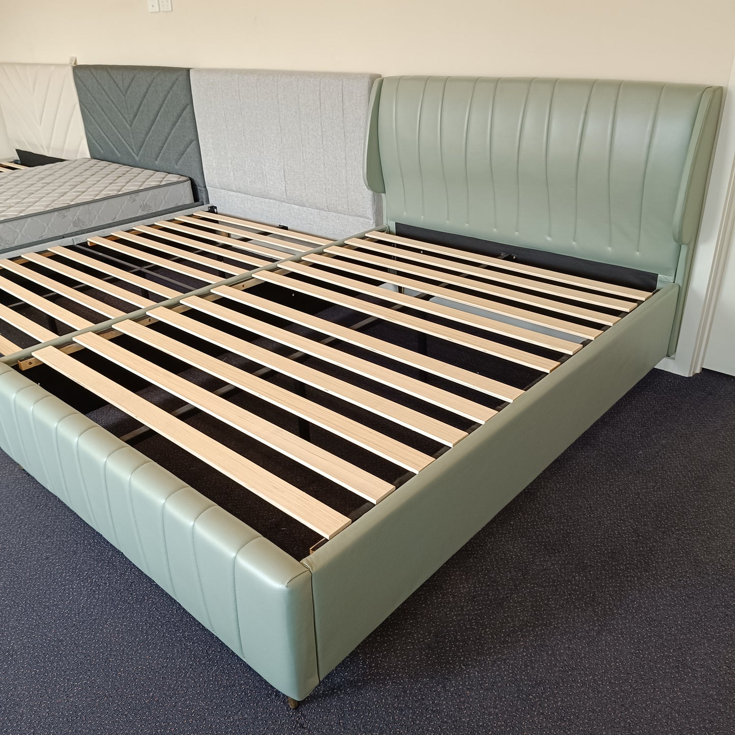 Greenwood Luxe Leathaire Bed Frame - OliOli Store