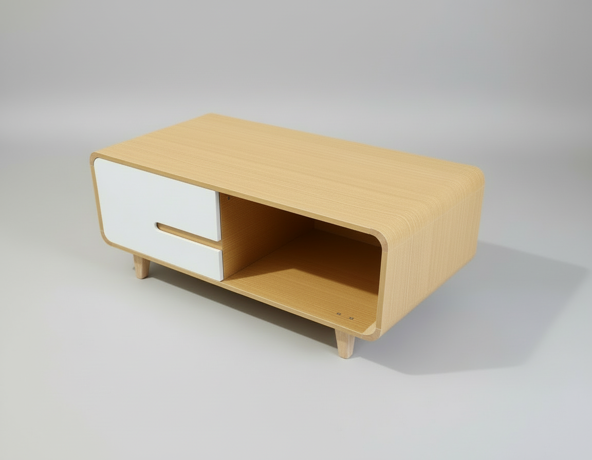 FLOOR STOCK CLEARANCE-100cm Nordic Natural White Coffee table