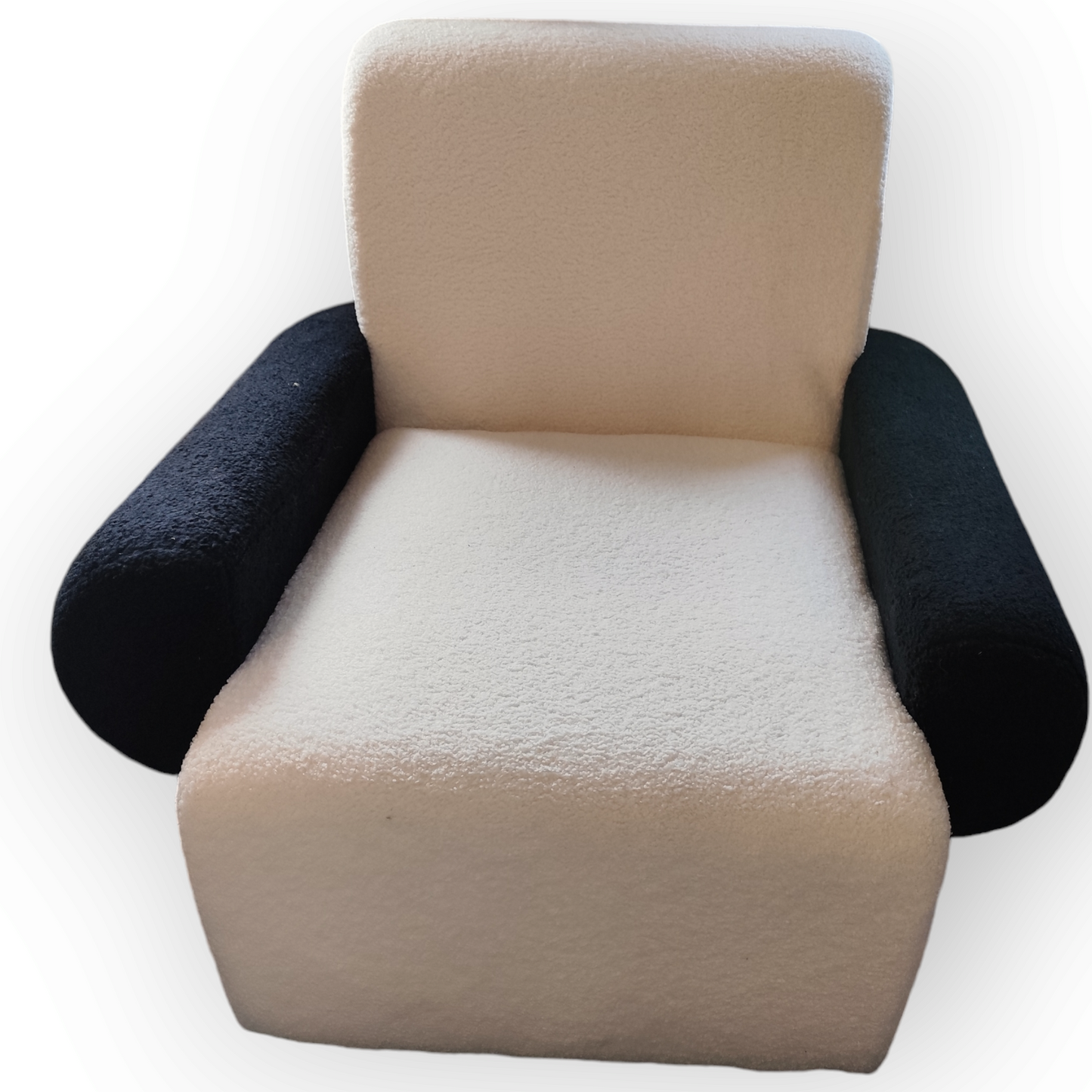 Panda boucle arm chair