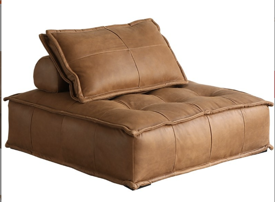 FLOOR STOCK CLEARANCE-TOFU Module Leathaire sofa