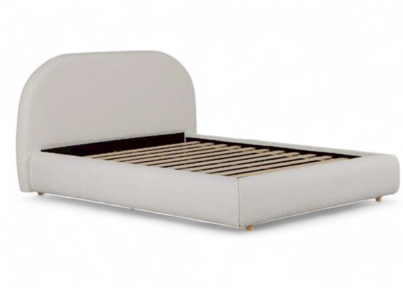 New Chic Cozy Bouclé Bedframe