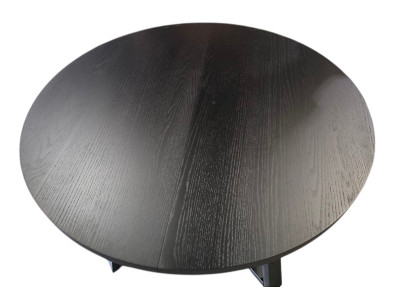 Varenna Extension Dining Table-Black 120-160cm