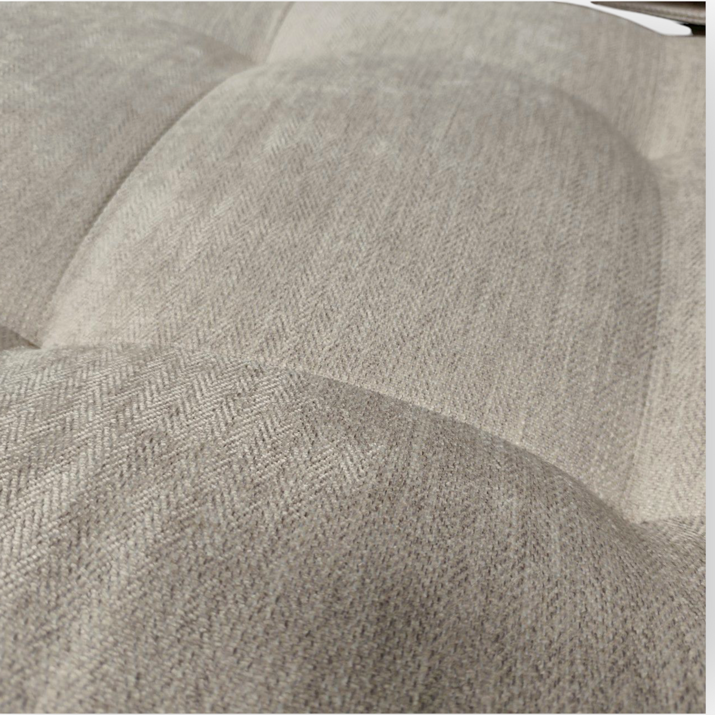 FLOOR STOCK CLEARANCE-TOFU Module Cream fabric sofa