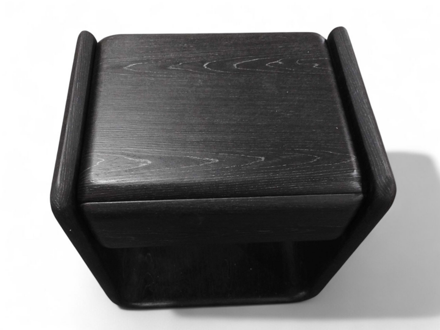 Nora Black Oak Bedside Table