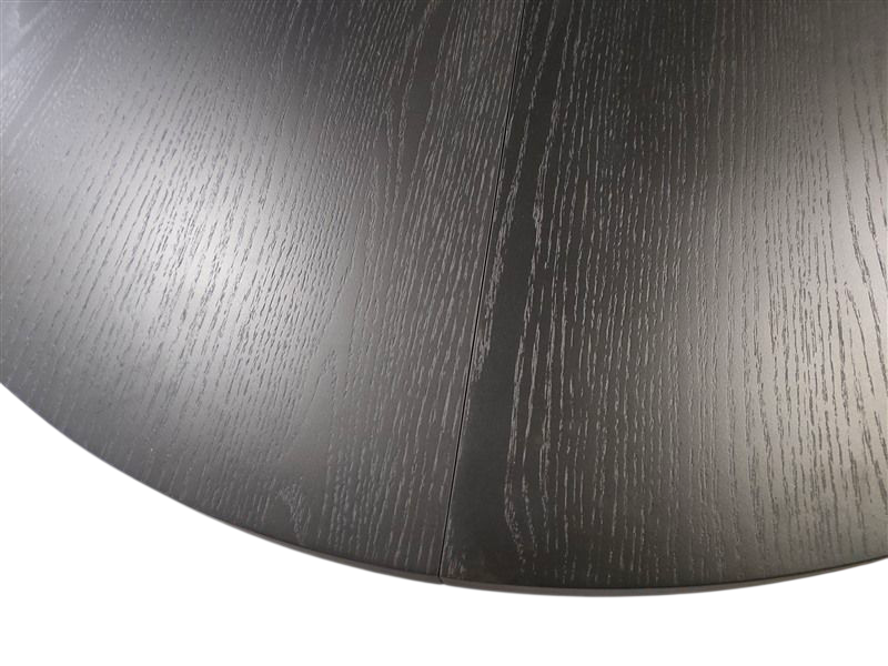 Varenna Extension Dining Table-Black 120-160cm