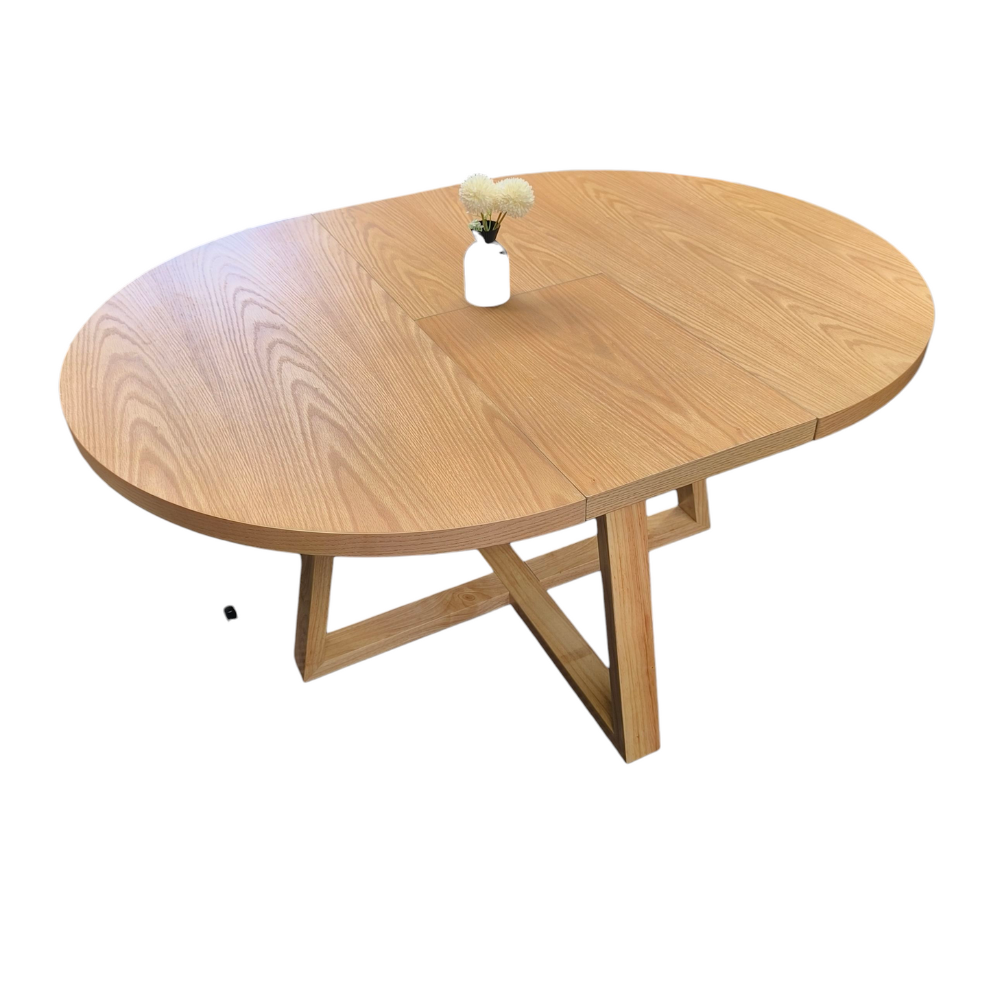 Varenna Extension Dining Table-Oak 120-160cm