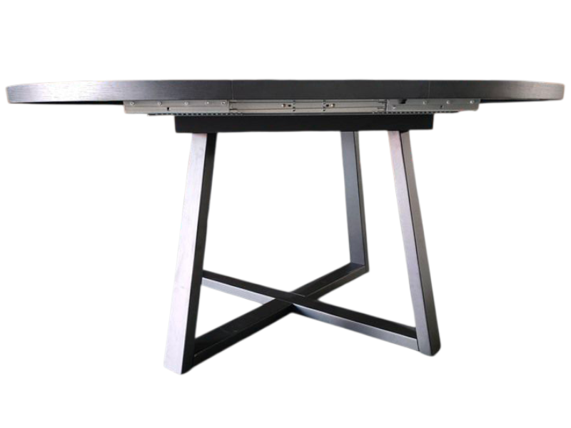 Varenna Extension Dining Table-Black 120-160cm