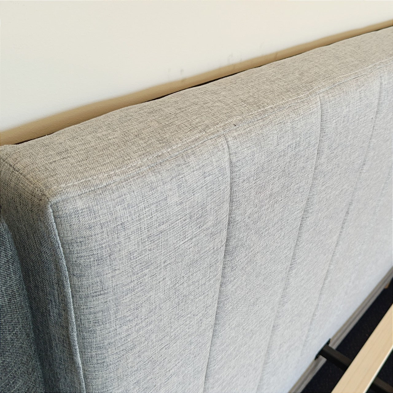 Tranquil haven Linen Light Grey Bedframe - OliOli Store