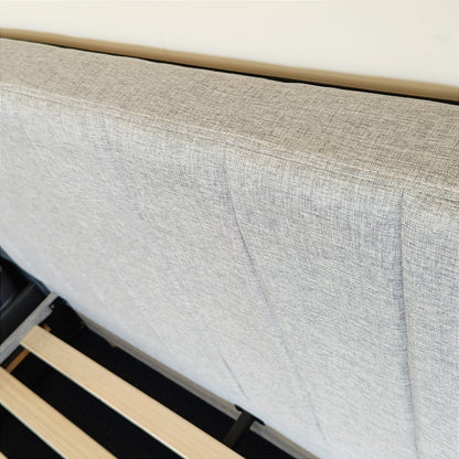 Tranquil haven Linen Light Grey Bedframe - OliOli Store