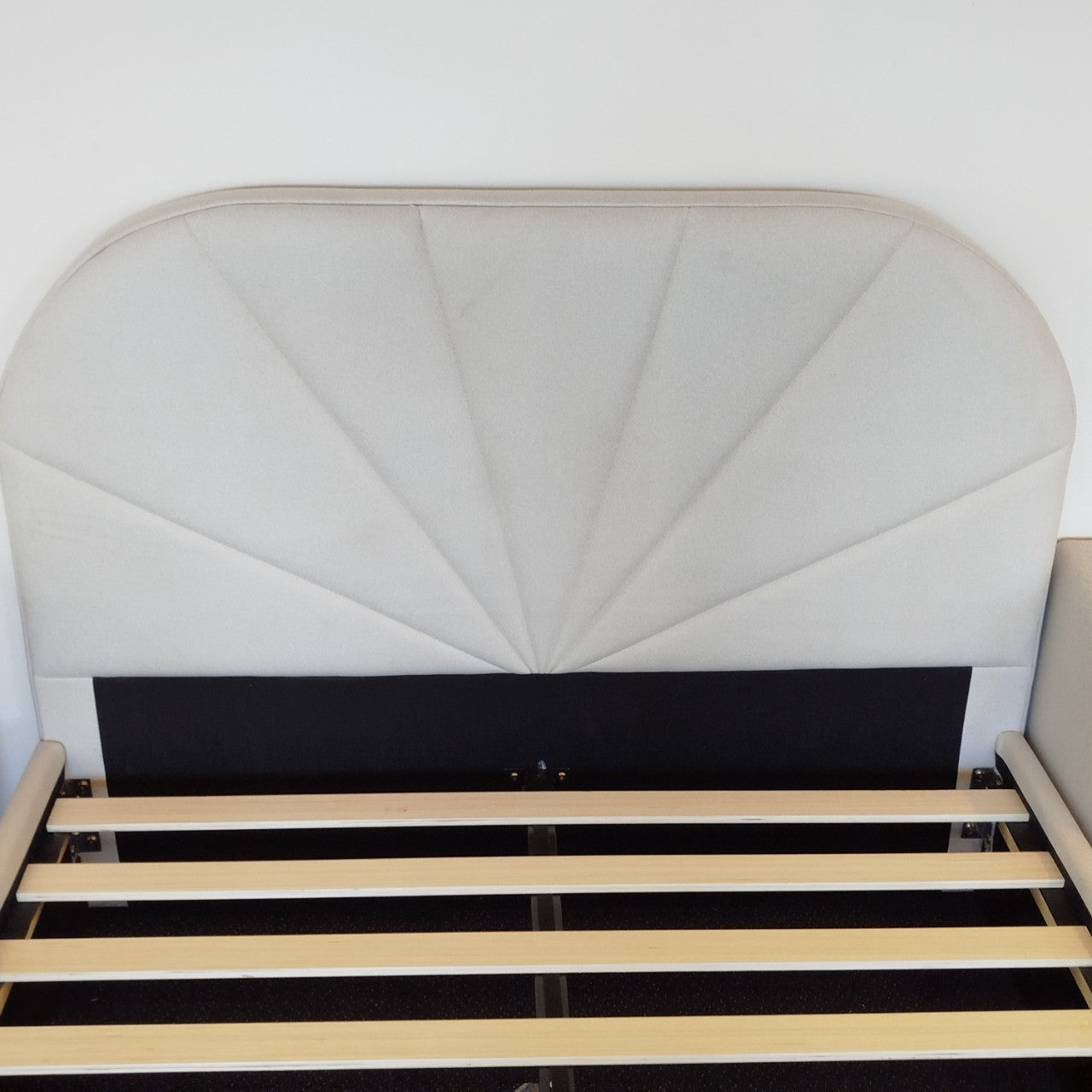 Castle leathaire bedframe-Cream