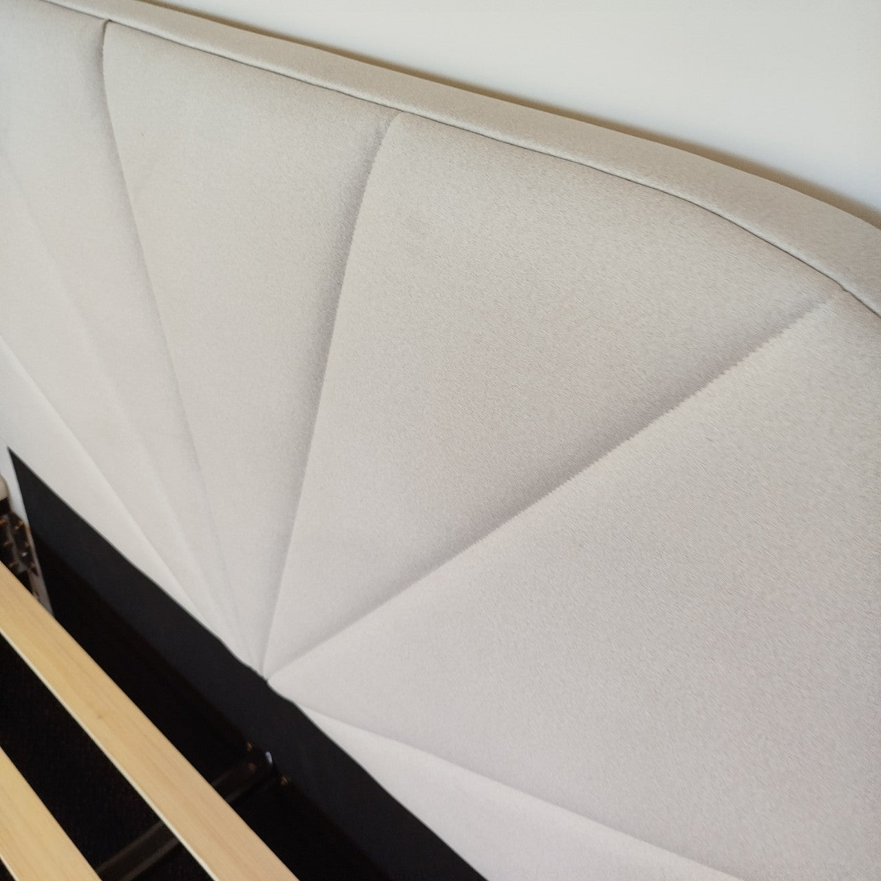 Castle leathaire bedframe-Cream