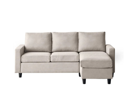 Annie Reversible Chaise Sectional Sofa – Contemporary Comfort with Versatile Design