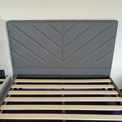 Leavy Midnight Linen Bedframe - OliOli Store