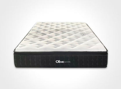 OLIVE ACTIVE Memory Eurotop 5 Zone Pocket Spring Mattress