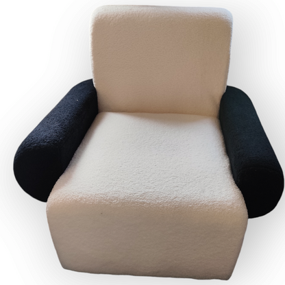 Panda boucle arm chair