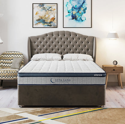 Luna Land "Cozy Rest" Hybrid Mattress – Double Size, Memory Foam & Pocket Spring for Premium Comfort