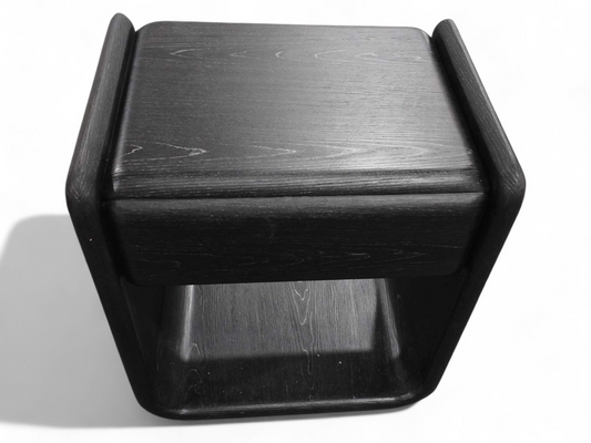 Pre Order Nora Black Oak Bedside Table EST Arrival End of Oct