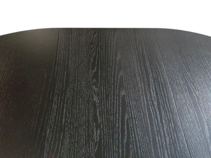 Varenna Extension Dining Table-Black 120-160cm