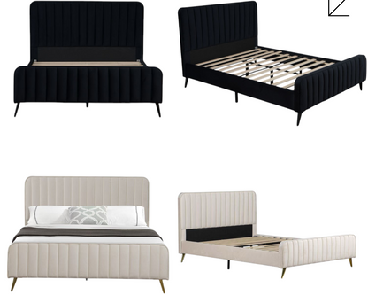 4647 Vivi Enchanted Velvet Bed Frame