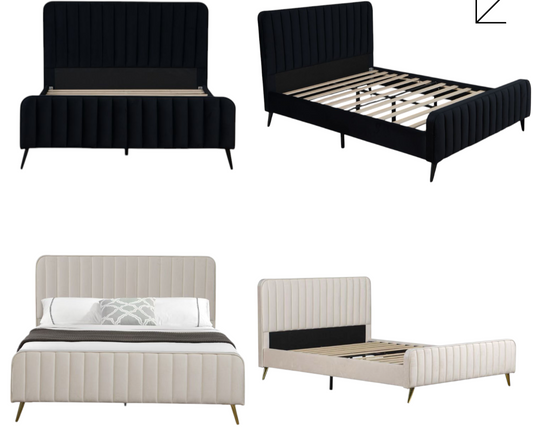 4647 Vivi Enchanted Velvet Bed Frame