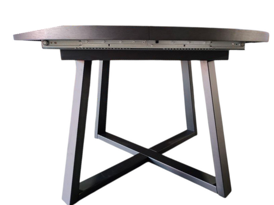 Varenna Extension Dining Table-Black 120-160cm