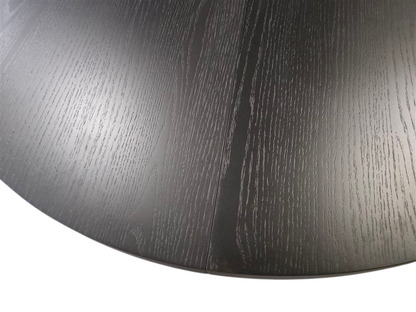 Varenna Extension Dining Table-Black 120-160cm